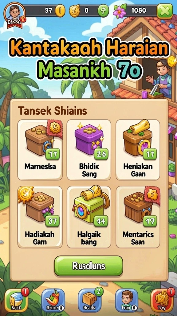 333v - Screenshot dari level yang menantang dan penuh warna.