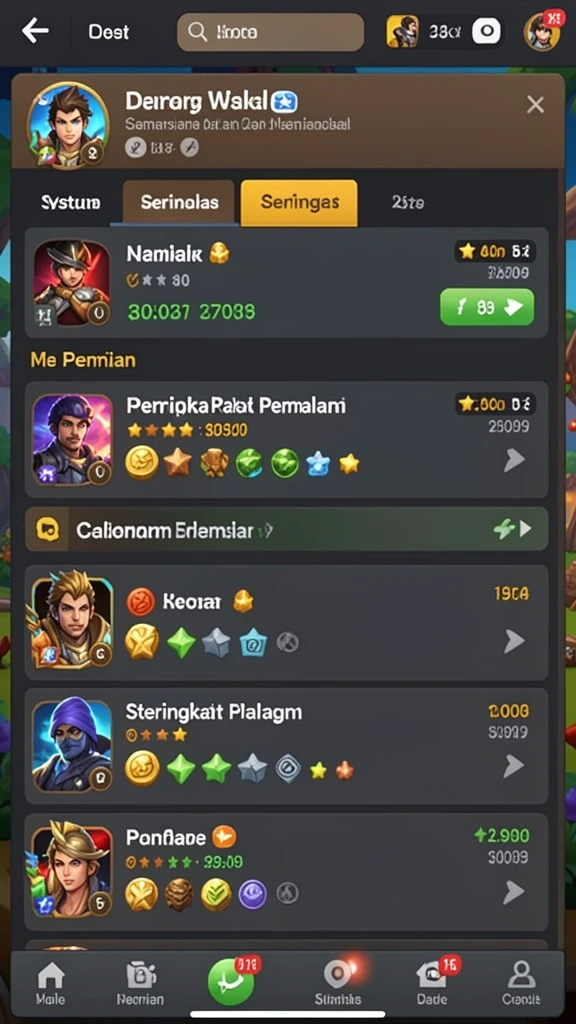katakwin - Tampilan antarmuka yang bersih dan mudah dipahami.