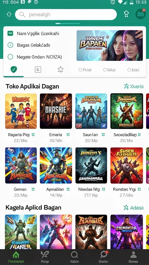 nuts777 - Tampilan menarik dan antarmuka yang mudah digunakan.