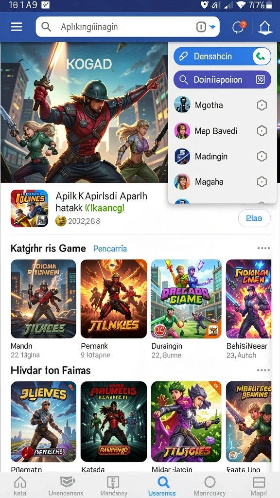 playwin - Tampilan antarmuka yang menarik dan mudah dipahami.
